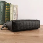 Men's Genuine Crocodile Skin + Leather Wallet - Image 4