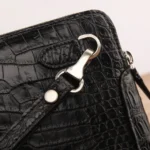 Men's Genuine Crocodile Skin + Leather Wallet - Image 5
