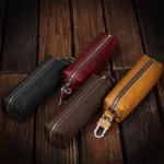 Genuine Cow Leather Men Women Key Bag Small Business Kay Case Women Housekeepers Wholesale purse keychain keychain wallet - Image 2