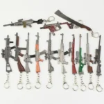 1pc Toy Gun Keychain, Alloy Toy Gun Model Pendant Car Key Chain Car Key Ring Gift For Men Boys