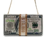 Handmade Bedazzeled USD Bundle Dinner Bag - Image 2