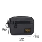Portable Canvas Coin Purse Card Holder Korean Style Zipper Short Wallet Zipper Pouch Oxford Cloth Mini Earbuds Storage Bag - Image 5
