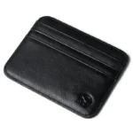 Import Cowhide Leather Lichi Pattern Men's Wallet Sort Woman Credit Card Vintage Style Credit Card Holder Cash Purse lambskin - Image 2