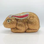 Rabbit Clutch Rabbit Diamond-encrusted Dinner Bag Banquet Full Of Diamonds Clutch Bag Crystal Rabbit Ornament Torebka Wieczorowa - Image 5