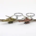 Vintage Tank Model Keychain Game Aircraft Helicopter Fighter Motorcycle Keyrings For Men Bag Ornaments Car Pendant Souvenir Gift - Image 5