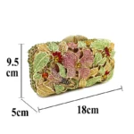 Rhinestone Empty Metal Crystal Dinner Bag Diamond Women's Clutch Bolsos De Diseñador Lujo Rhinestone Bag Bolso Diseñador De Lujo - Image 6