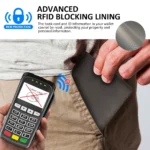 HUMERPAUL Passport Wallt with AirTag for Travel Essentials Crazy Horse Leather RFID Credit Card Holder Pen Cover Money Bag - Image 4