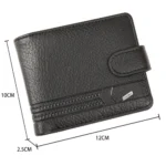 Men Wallets Leather Zipper Purse Man Slim Card Horders Quality Male Short Multi-card Wallet Coin Pocket Purse - Image 6