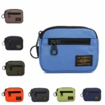 Portable Canvas Coin Purse Card Holder Korean Style Zipper Short Wallet Zipper Pouch Oxford Cloth Mini Earbuds Storage Bag - Image 4