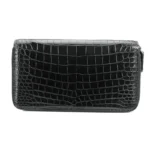 Men's Genuine Leather High Quality Luxury Business Wallet Trend Double Zipper Clip Bags Leisure Clutch Bag Fashion Black Purse - Image 5