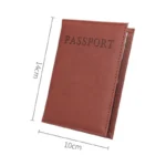 1pc PU Leather Possport Cover Case for World Travel Passport Protector Organizer Universal Passport Holder Bag Case Sleeve - Image 5