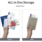 Lover The World Map Passport Cover Hot Stamping Simple Plane Women Men Travel Passport Case Holder Fashion Wedding Gift - Image 5