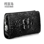 kadilaier New crocodile handbag large capacity male long wallet men clutch bag
