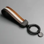 Luxury Lambskin Car Key Chain High-quality for Key Rings Holder Artificial Leather Alcantara Bag Pendant Charms Xmas Gift Couple - Image 6