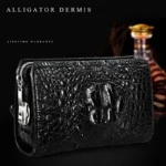 kadilaier New crocodile handbag large capacity male long wallet men clutch bag - Image 2
