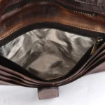 Vintage Cowhide Leather Wallet for Men & Women - Oil-Wax Handcrafted with Multi-Card Pockets & Spliced Design - Image 5