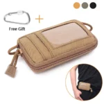 Waterproof Camping EDC Pouch Tactical Key Change Purse Wallet Travel Kit Coin Purse With Card Slots Pack Zippers Waist Bag - Image 6