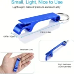 Colorful Bottle Opener Key Ring Chain Portable Metal Mini Beer Can Opener Keychain Metal Beer Kitchen Bar Tools Accessories - Image 6