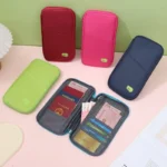 Multi-Functional Wallet-Style Travel Document Holder Men's Women's Style Passport Wallet Organizer Bag Wholesale Stock Available - Image 2