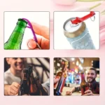 Colorful Bottle Opener Key Ring Chain Portable Metal Mini Beer Can Opener Keychain Metal Beer Kitchen Bar Tools Accessories - Image 2