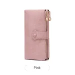 Long Wallet with Dual Zipper, Minimalist Multi-Function Spacious Capacity Portable Handbag for Men & Women - Image 6