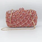 Hollow Metal Diamond Dinner Bag Ladies Banquet Dress Full Diamond Clutch Stone Clutch Diamond Party Bag Bolsos De Diseñador Lujo - Image 2