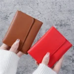 New Cute Wallets for Women Small Hasp Girl Credit Card Holder for PU Leather Coin Purse Female Wallet Short Purses for Women - Image 3