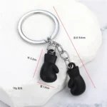 Metal Boxing Gloves Keychain Sport 3D Fitness Boxing Key Ring For Men Backpack Pendant Car Trinket Fight Club Match Gift - Image 3