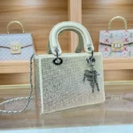 Women's Handbag New High-end Gradient Rhinestone Chain Portable Small Square Bag Evening Banquet Designer Crossbody Bag Purse - Image 6
