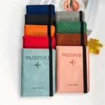 Women Men RFID Vintage Business Passport Covers Holder Multi-Function ID Bank Card PU Leather Wallet Case Travel Accessories
