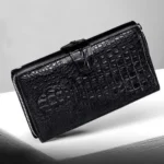 keixma Crocodile leather handbag men long wallet new business man's bag man clutch bag - Image 2