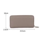 Genuine Leather Mens Wallet Matte Clutch Medium-long Casual Business Genuine Leather Wallet Multi-card Slot Light Luxury Purses - Image 6