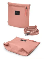 Pacse Anti-Theft Crossbody Bag Travel Document Bag for International Travel Secure Wallet for Passport And Personal Items - Image 2