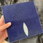 2025 New Designer Pearl Fish Leather Men's Long Wallet Fashon Stingray Skin Lady Purse Large Capacity Wallets For Man 45 - Image 3