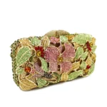 Rhinestone Empty Metal Crystal Dinner Bag Diamond Women's Clutch Bolsos De Diseñador Lujo Rhinestone Bag Bolso Diseñador De Lujo - Image 3