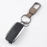 Men Frosted Genuine Leather Car Key Chain Key Ring Waist Hanged Key Holder Fashion Business Women Keychains With Two Rings - Image 5