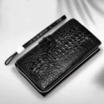 keixma Crocodile leather handbag men long wallet new business man's bag man clutch bag - Image 3