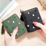 Women Wallet Ladies Mini Small Short Tassel Wallet Cute Girl Zipper Pu Leather Coin Purse Female Hand Wallet Purse - Image 4