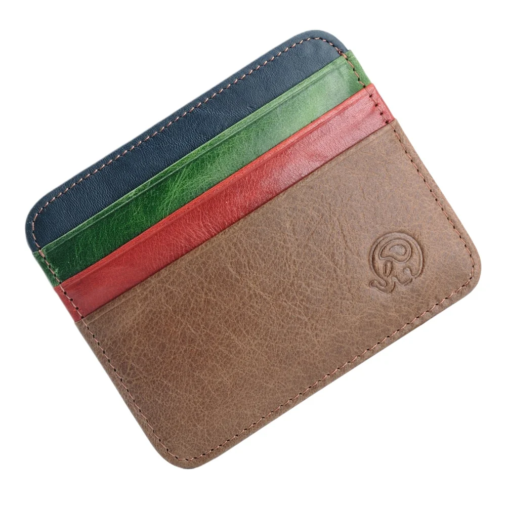 kf-S8f26b5144c6441d39c93c4f15bd17e237 Import Cowhide Leather Lichi Pattern Men's Wallet Sort Woman Credit Card Vintage Style Credit Card Holder Cash Purse lambskin - Image 1