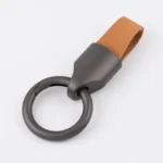 Fashion Durable Leather Car Key Ring Keychain Holder Accessories Suitable for Most Car Keys Keyholes Larger Than 1.2cm/0.47in - Image 6