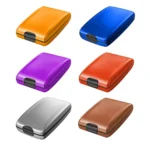 Smart Wallet Card Holder Rfid Blocking Hard Case Solid ID Credit Card Scanning Protect Cardbag Men Women Silver Metal Coin Purse - Image 3