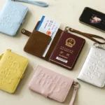 Travel Passport Clip Wallet Women And Men Multifunctional Solid Color Card Holde Anti Theft Swiping Wallets Storage Bag