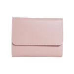 New Cute Wallets for Women Small Hasp Girl Credit Card Holder for PU Leather Coin Purse Female Wallet Short Purses for Women - Image 5