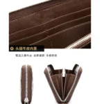 hanlante Thai Crocodile wallet male hand-made male wallet leather bag long style - Image 2