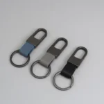 New Leather Keychain Metal Carabiner Holder Men Business Gift Car Key Strap Waist Hanging Wallet Car Key Chains Rings Keyrings - Image 5