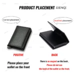 Anti Rfid Carbon Fiber ID Credit Card Holder Men Wallets Mini Automatic Pop up Bank Cardholder Case Minimalist Vallet Choice - Image 4