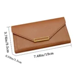 2025 New Fashion Women Wallets Leather Hasp Wallet Women's Long Design Purse Clutch Women Lady Wallet Phone Pocket Cartera Mujer - Image 5