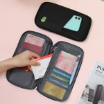 Multi-Functional Wallet-Style Travel Document Holder Men's Women's Style Passport Wallet Organizer Bag Wholesale Stock Available - Image 4