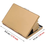 Anti-Scan ANTI RFID Blocking 6 Cards Aluminum Metal ID Bank Credit Card Holder Slim Wallet Case Business Card Protection Holder - Image 6