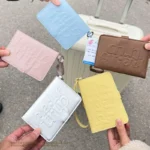 Travel Passport Clip Wallet Women And Men Multifunctional Solid Color Card Holde Anti Theft Swiping Wallets Storage Bag - Image 2